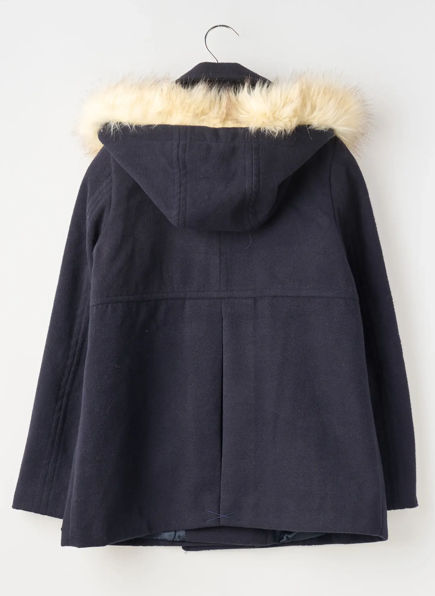 Manteau Court Teddy Smith Bleu A Capuche