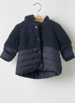 Manteau Long Absorba Bleu Marine