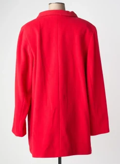 Manteau Long Basler Rouge Sans Capuche