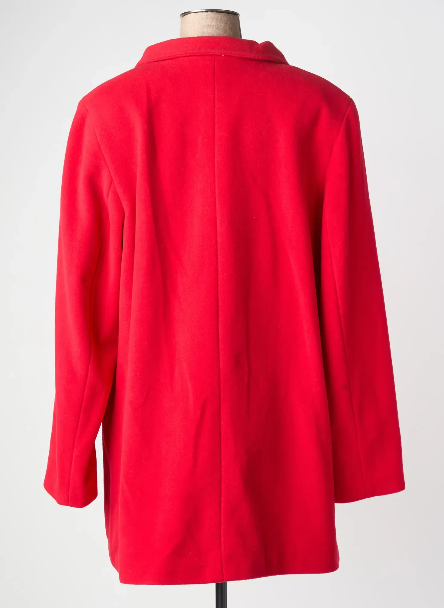 Manteau Long Basler Rouge Sans Capuche
