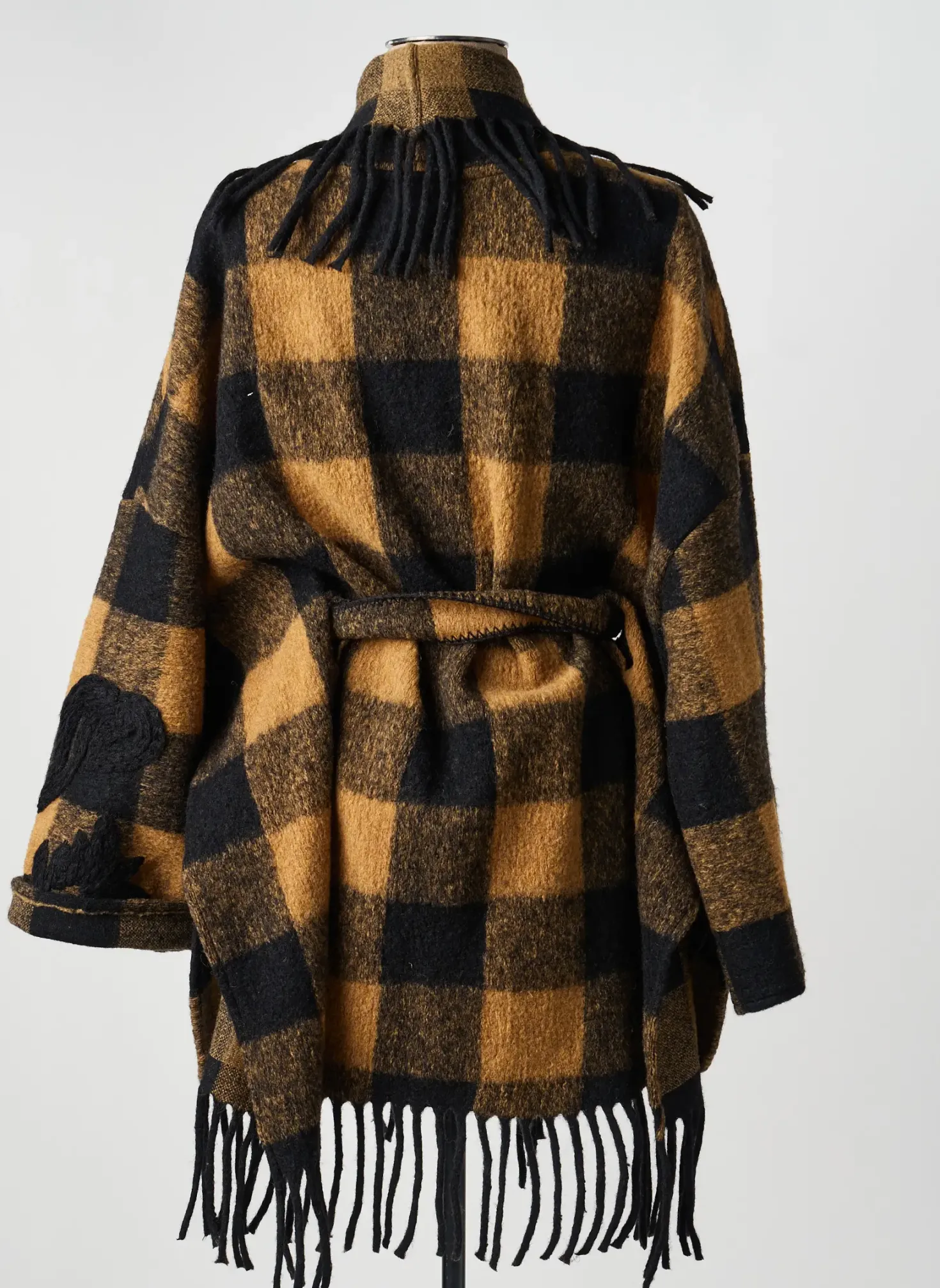 Manteau Long Bazar Deluxe Noir Sans Capuche