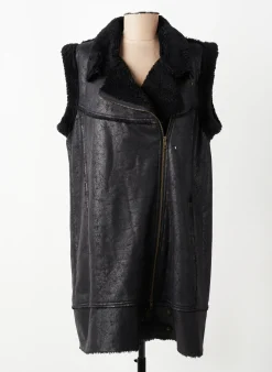 Manteau Long Bohéme Noir Sans Capuche