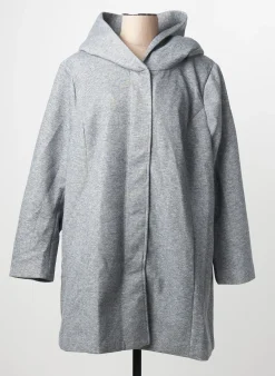 Manteau Long Diverse Gris