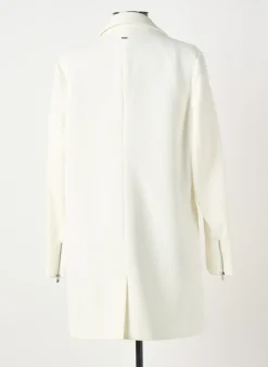 Manteau Long Elora Beige Sans Capuche