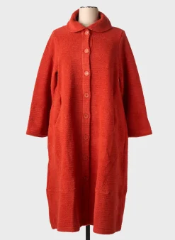 Manteau Long G!oze Orange Sans Capuche