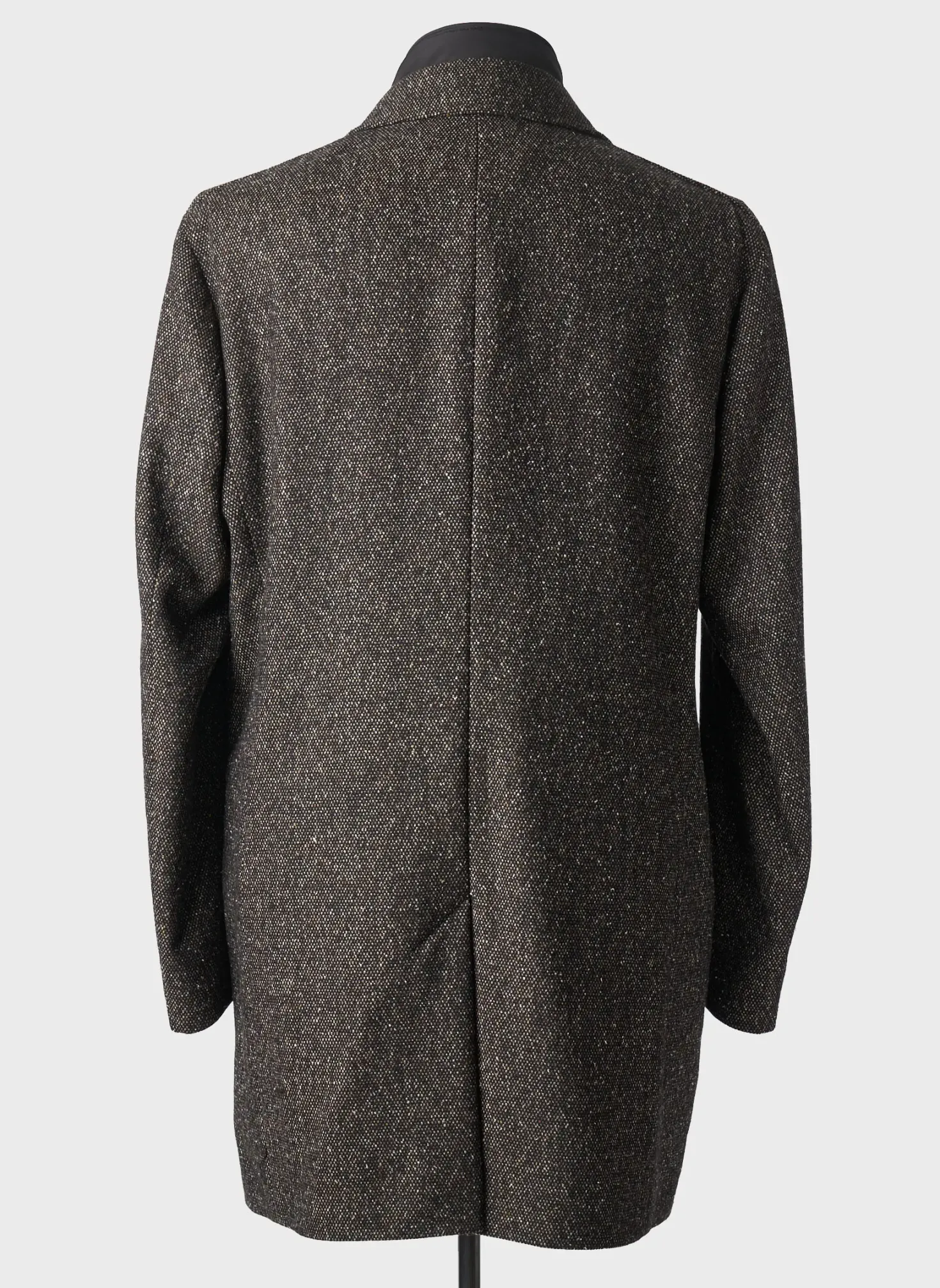 Manteau Long Hugo Boss Noir Sans Capuche