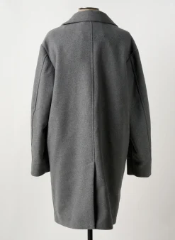 Manteau Long Jack & Jones Gris Sans Capuche