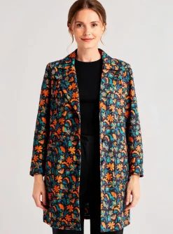 Manteau Long La Fiancée Noir Sans Capuche
