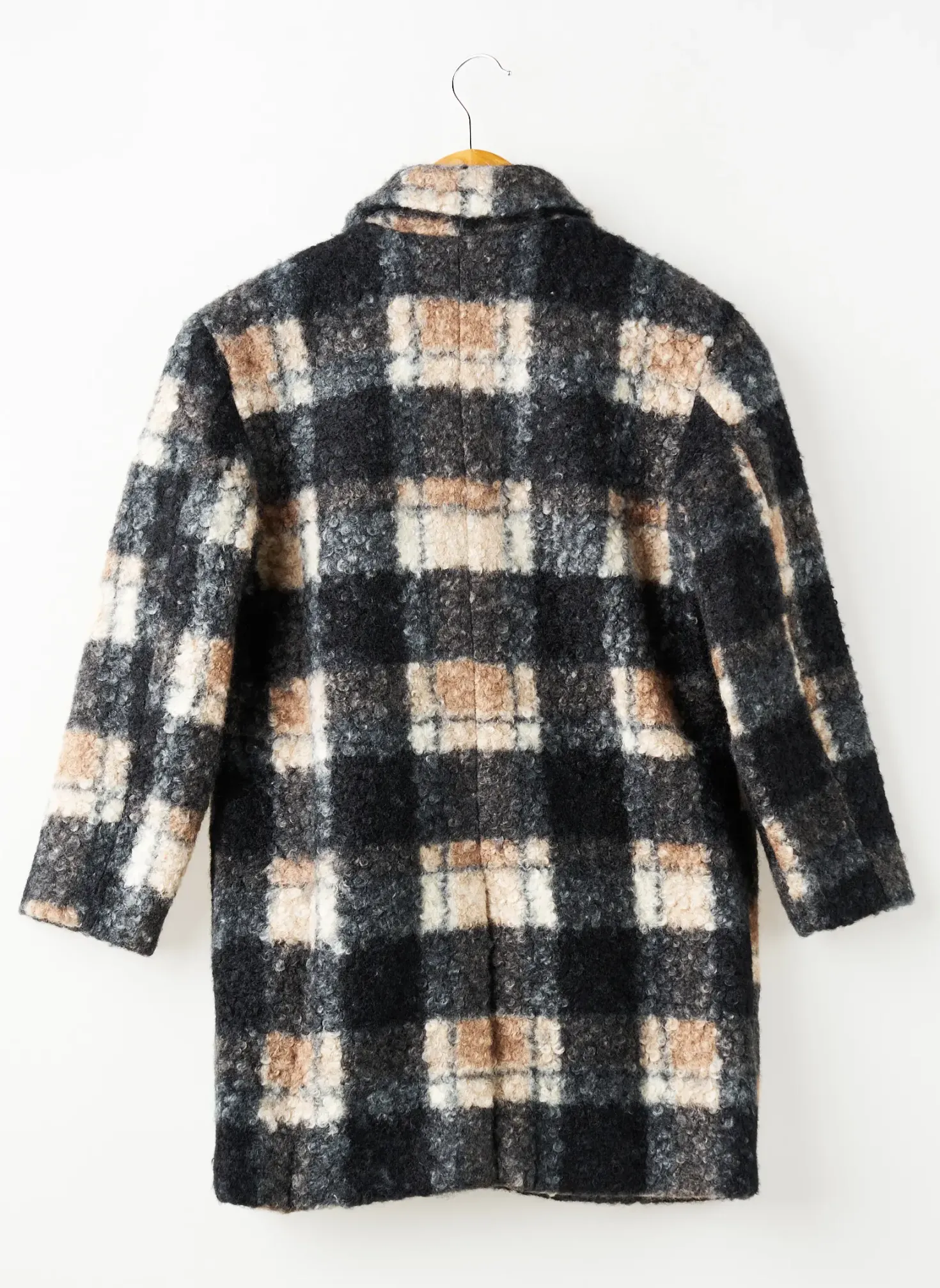 Manteau Long Molly Bracken Noir Sans Capuche