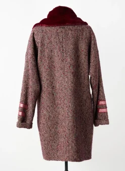 Manteau Long Voodoo Rouge Sans Capuche