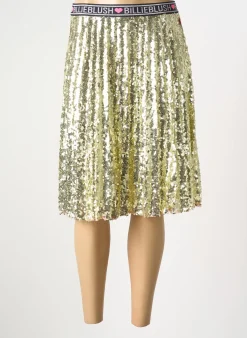 Mini-jupe Billieblush Or