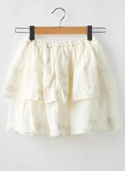 Mini-jupe Tape À L'oeil Blanc