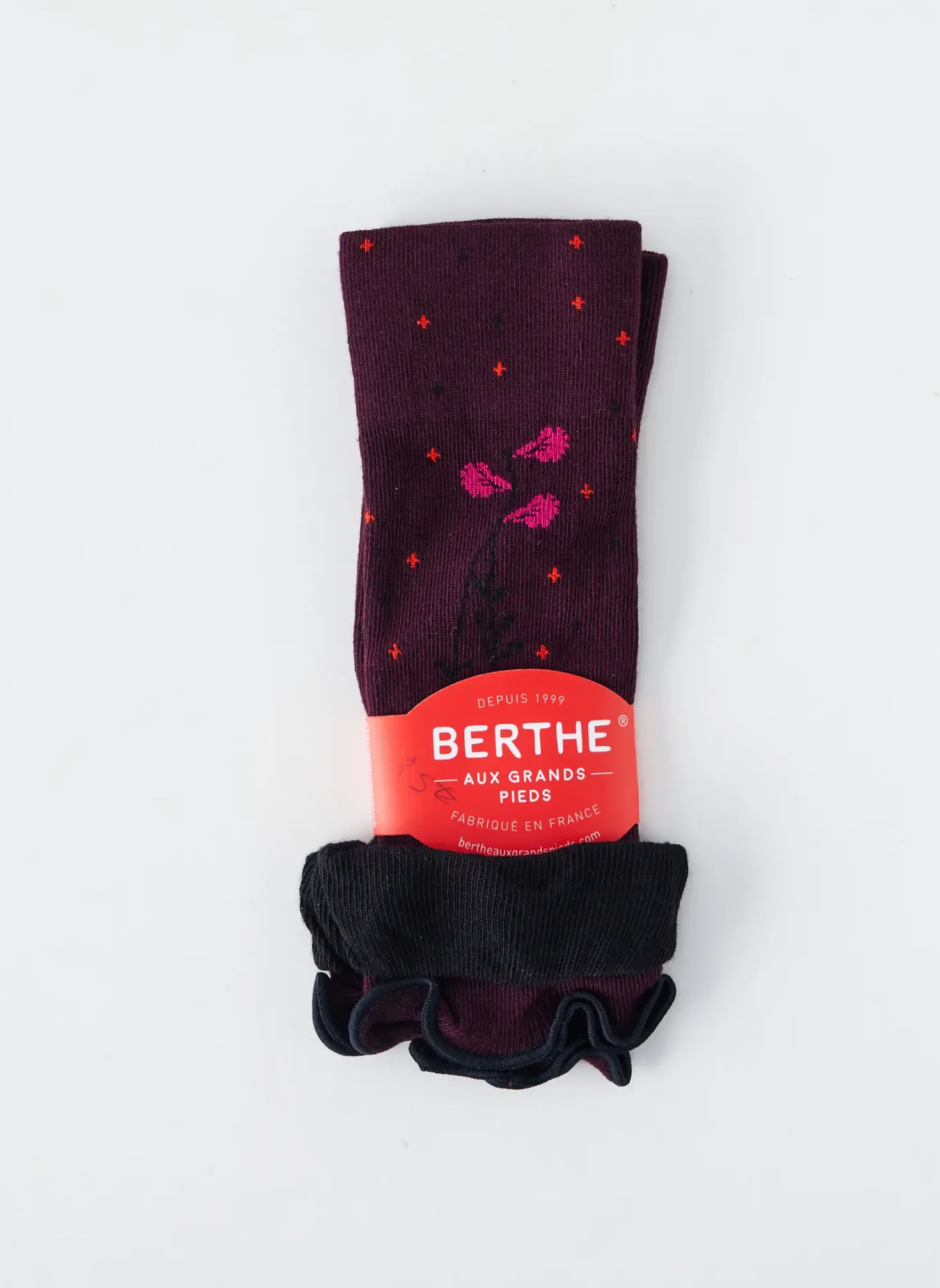 Mitaines Berthe Aux Grands Pieds Violet