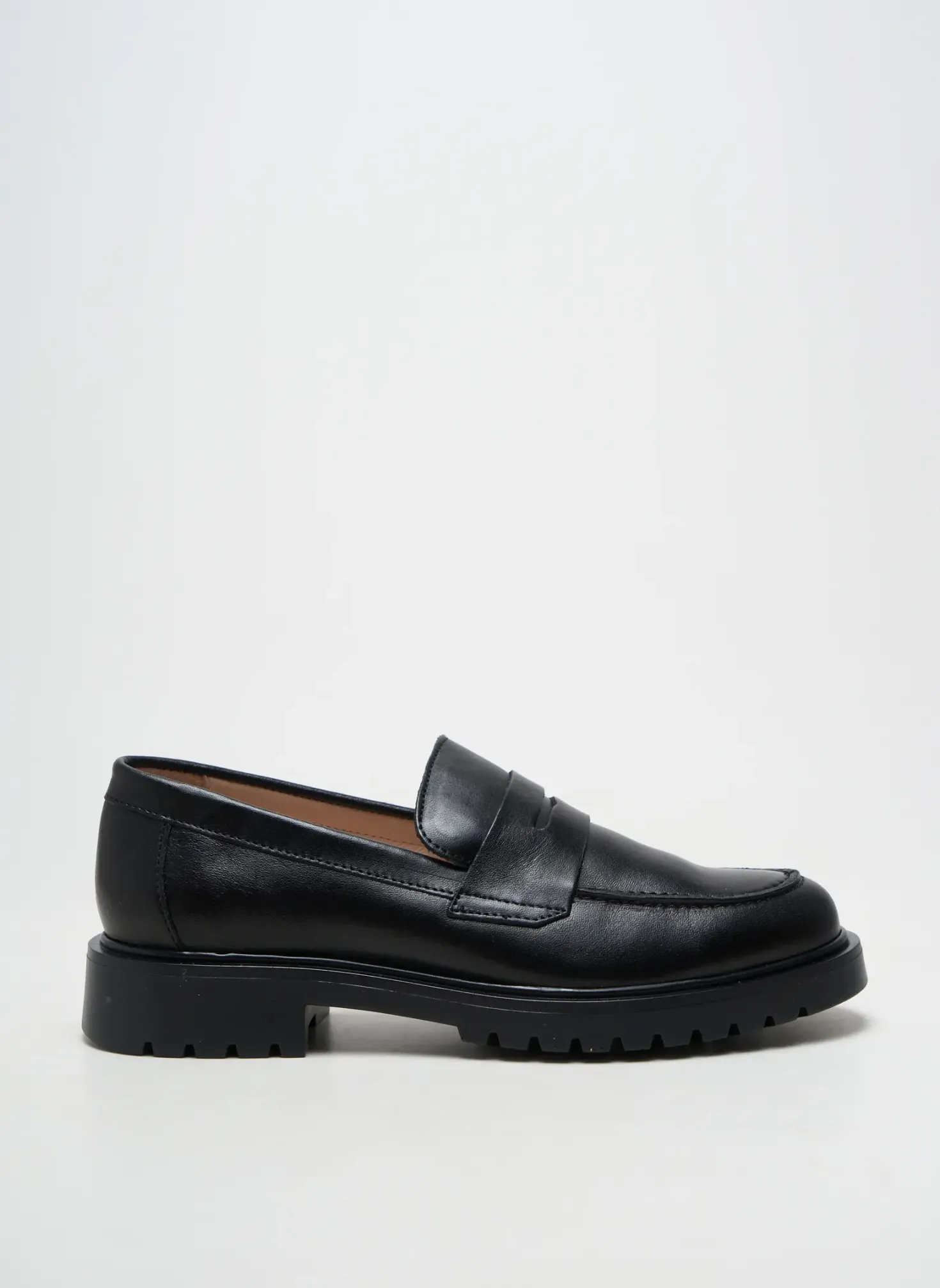 Mocassins Acebos Noir Talon Plat Jusqu'à 3cm