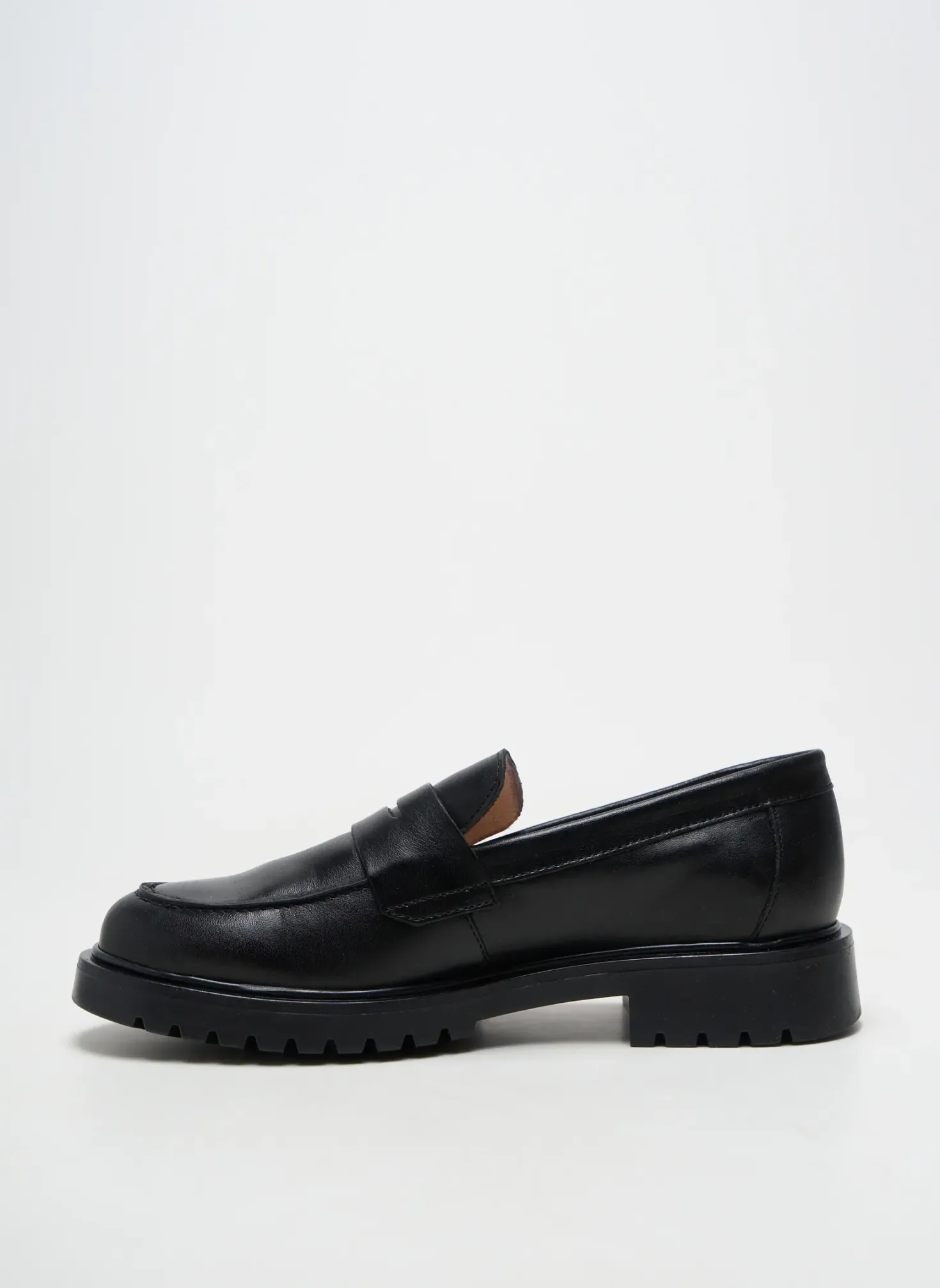 Mocassins Acebos Noir Talon Plat Jusqu'à 3cm