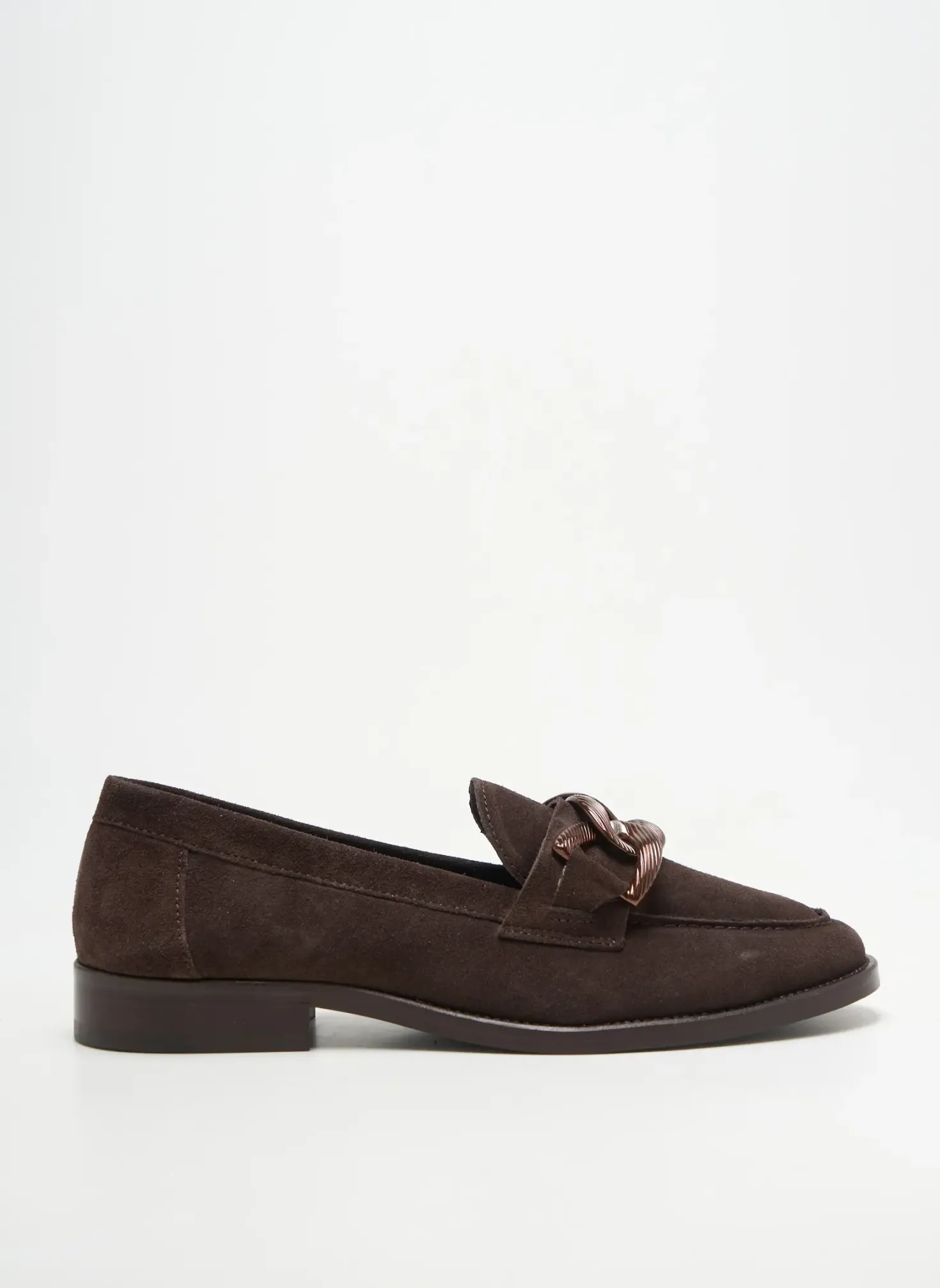 Mocassins Adige Marron Talon Plat Jusqu'à 3cm
