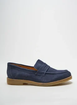Mocassins Aliwell Bleu Talon Plat Jusqu'à 3cm