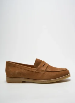 Mocassins Aliwell Marron Talon Plat Jusqu'à 3cm