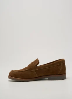 Mocassins Aliwell Marron Talon Plat Jusqu'à 3cm