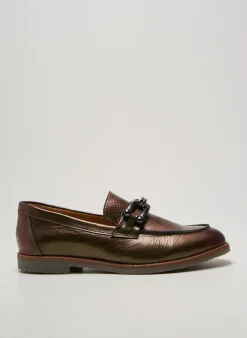 Mocassins Aliwell Vert Talon Plat Jusqu'à 3cm