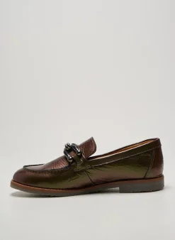 Mocassins Aliwell Vert Talon Plat Jusqu'à 3cm