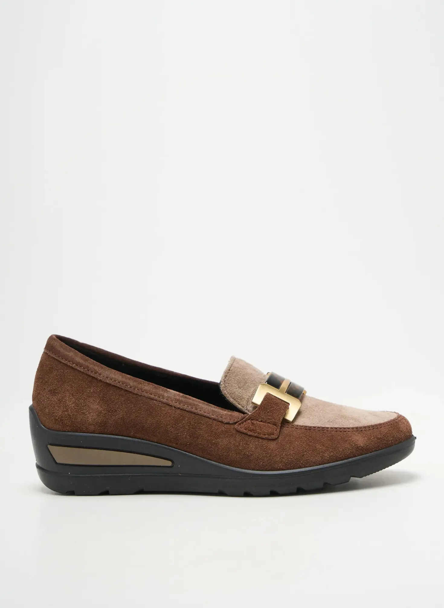 Mocassins Ara Marron Talon Plat Jusqu'à 3cm