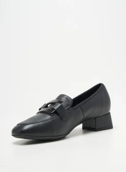 Mocassins Ara Noir Talon Plat Jusqu'à 3cm