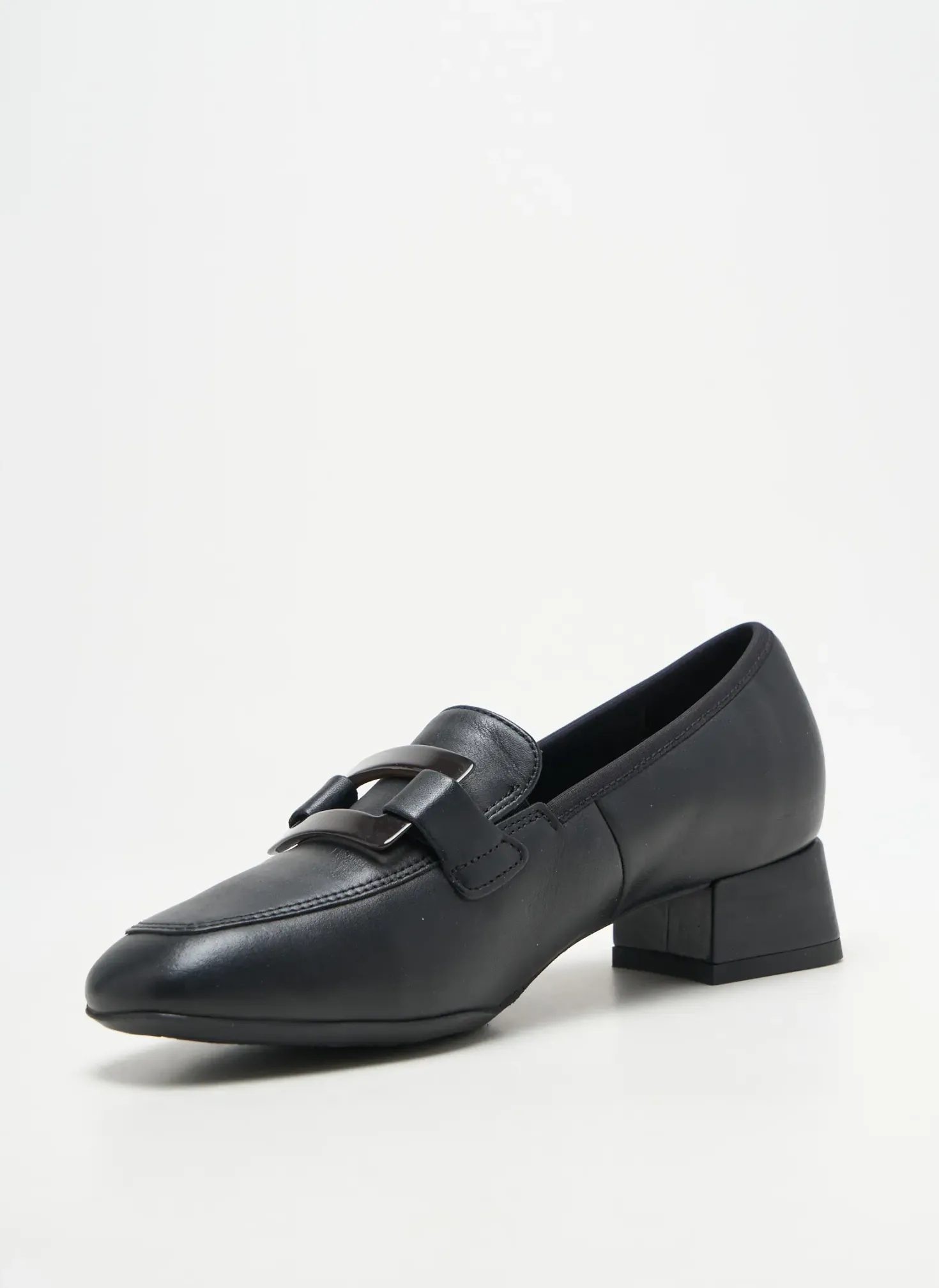 Mocassins Ara Noir Talon Plat Jusqu'à 3cm