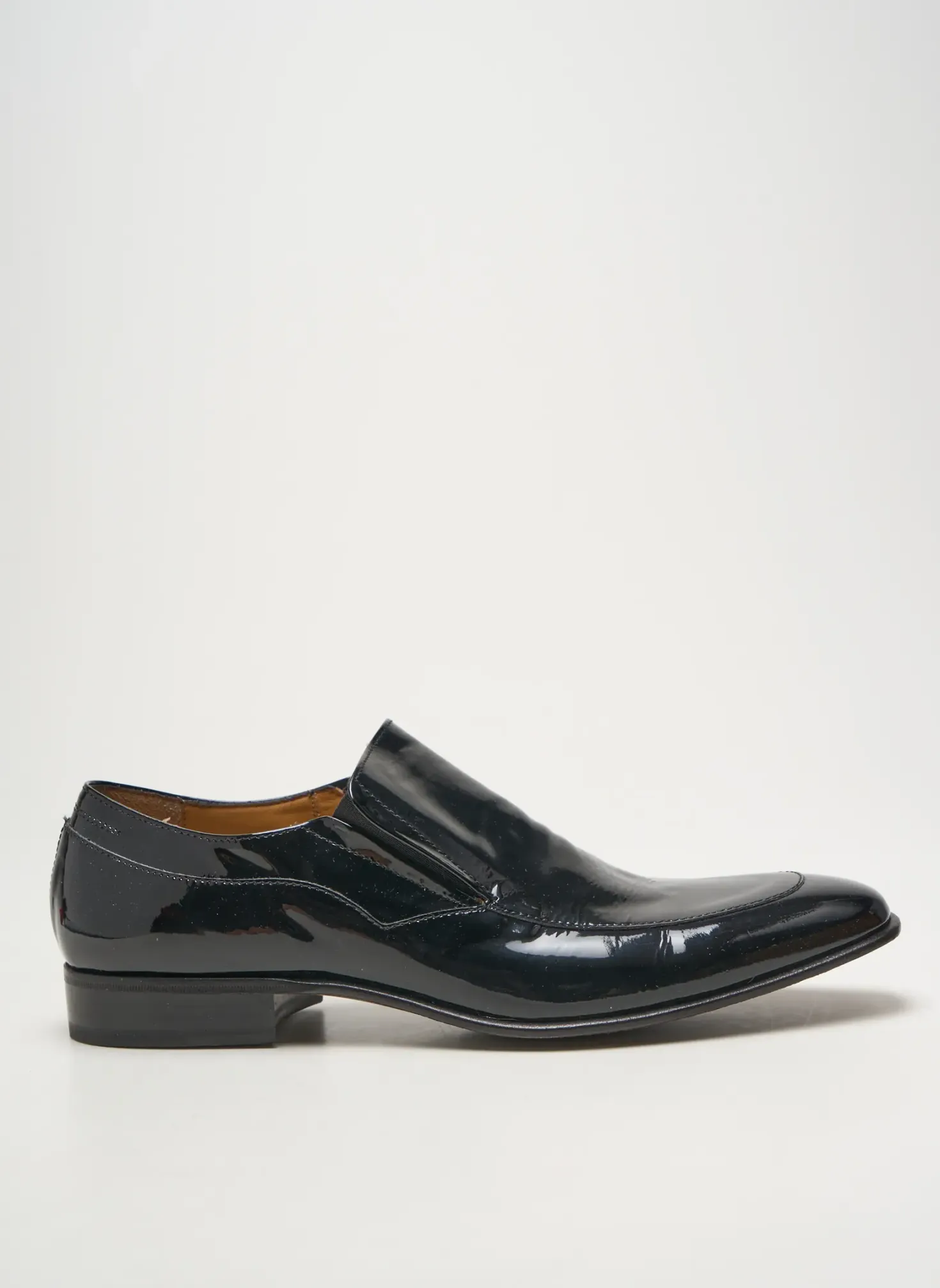 Mocassins Caponi Noir Talon Bas