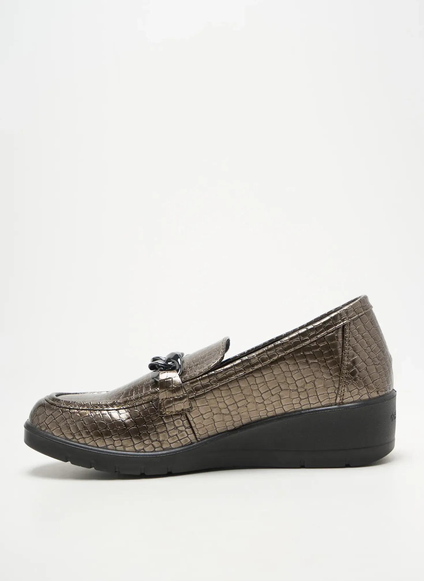 Mocassins Comfeet Marron Talon De 4 À 6cm