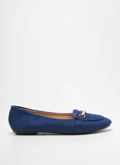 Mocassins Day-vine Bleu Talon Plat Jusqu'à 3cm