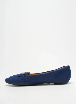 Mocassins Day-vine Bleu Talon Plat Jusqu'à 3cm