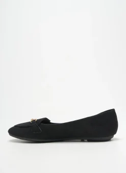 Mocassins Day-vine Noir Talon Plat Jusqu'à 3cm