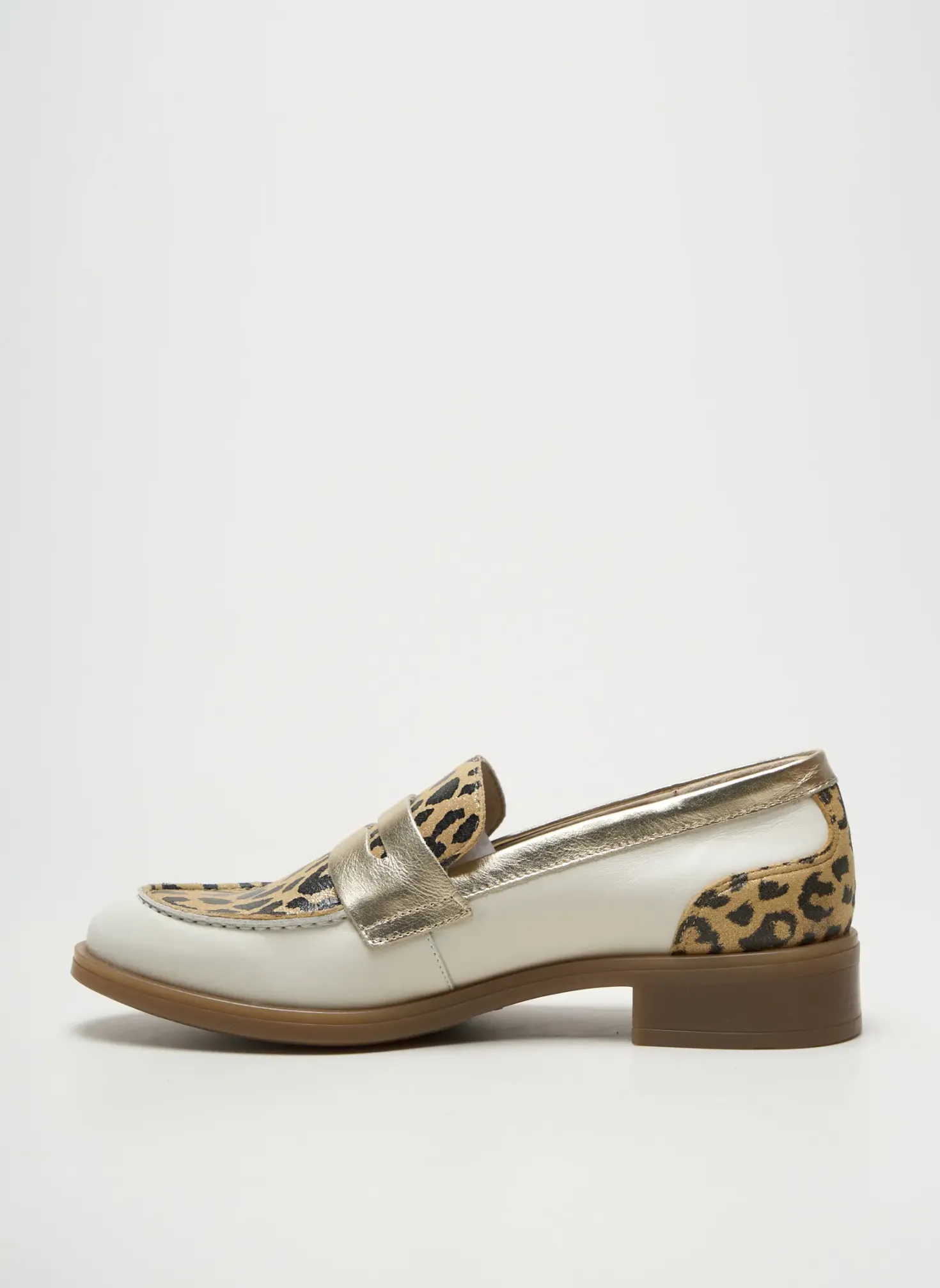 Mocassins Dorking Or Talon Plat Jusqu'à 3cm