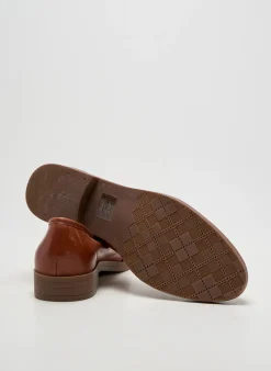 Mocassins Emilie Karston Marron Talon Plat Jusqu'à 3cm