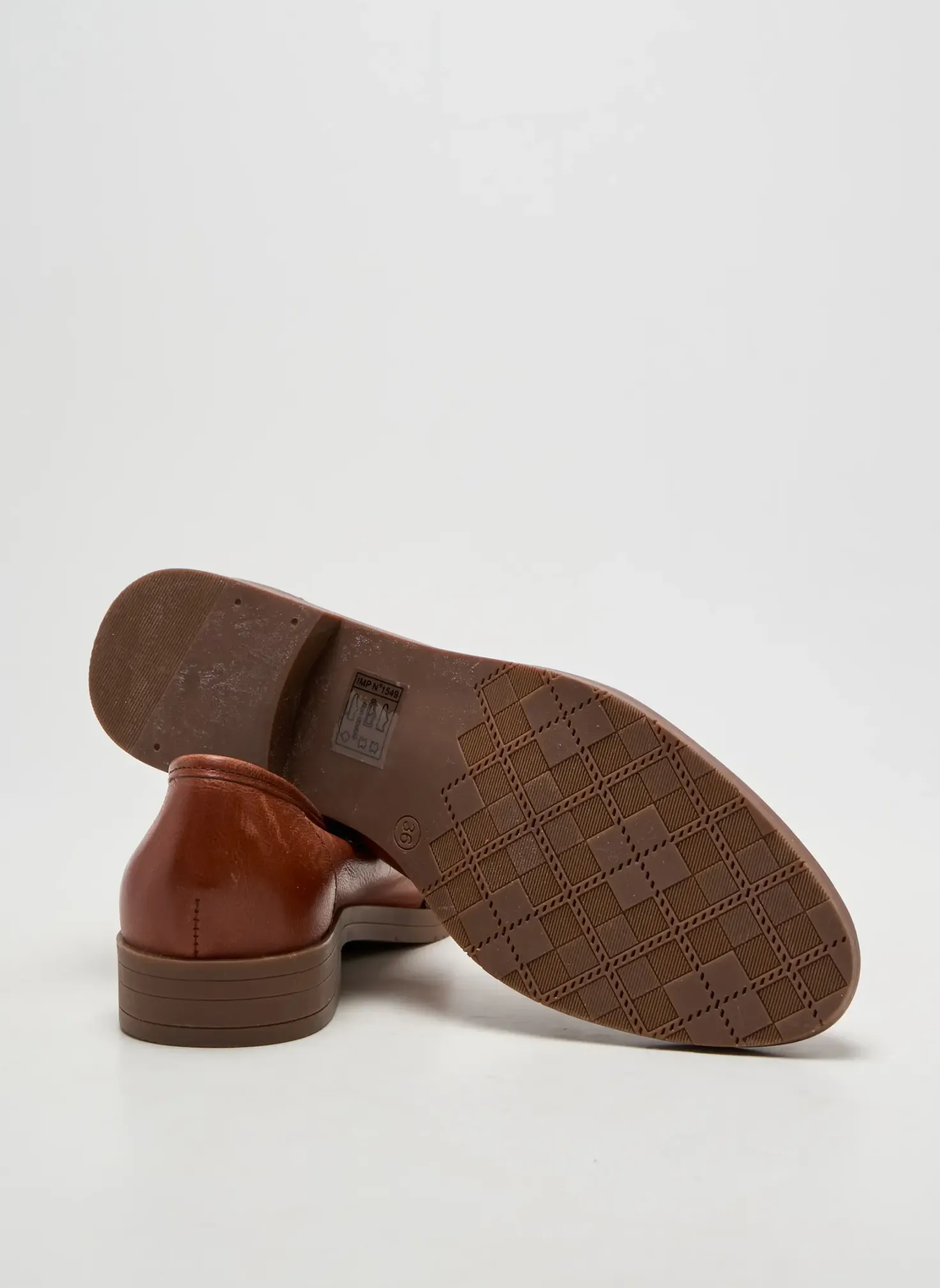 Mocassins Emilie Karston Marron Talon Plat Jusqu'à 3cm