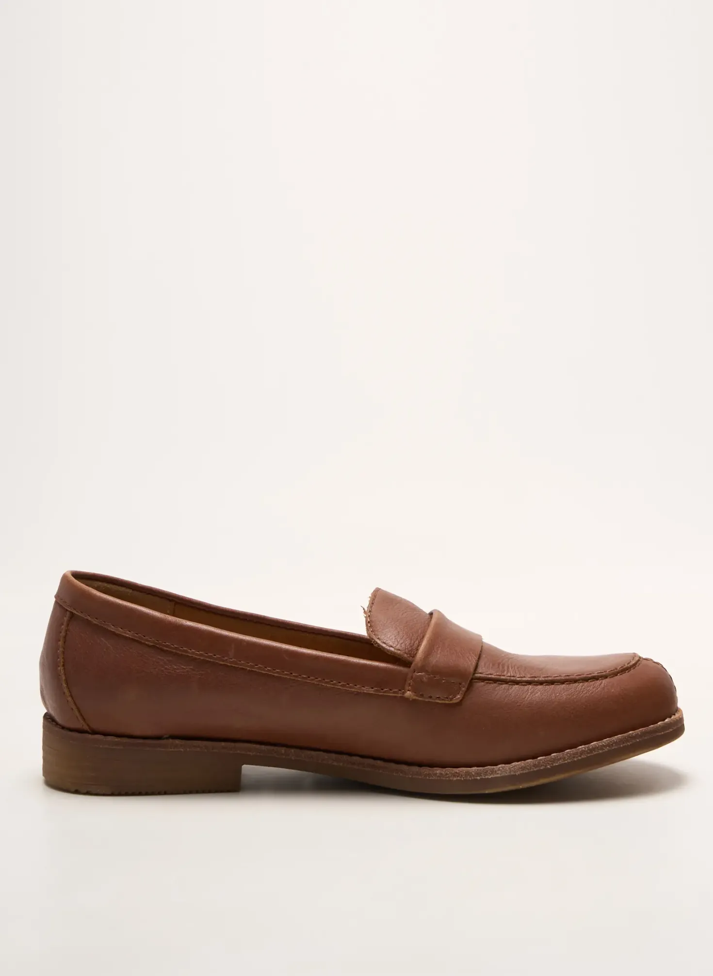 Mocassins Emilie Karston Marron Talon Plat Jusqu'à 3cm