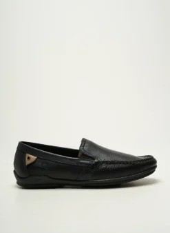 Mocassins Fluchos Noir Bout Carré
