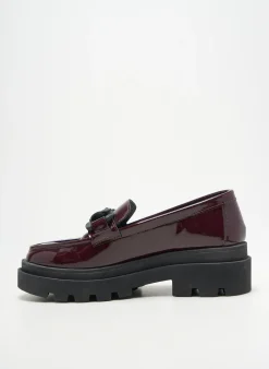 Mocassins Freeman T.porter Violet Talon De 4 À 6cm