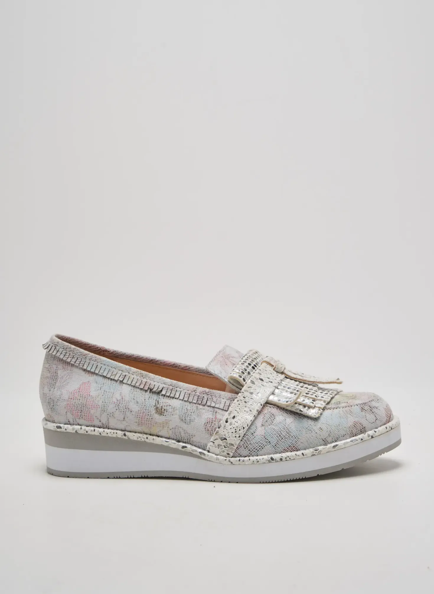 Mocassins Fugitive By Francesco Rossi Argent Talon Plat Jusqu'à 3cm