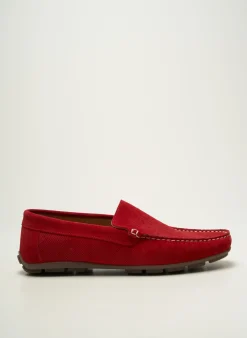 Mocassins Hipness Rouge Bout Carré