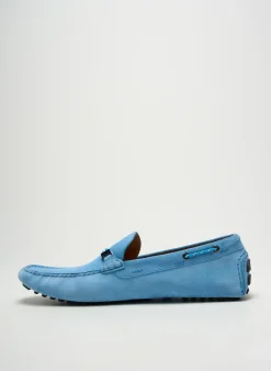 Mocassins Hugo Boss Bleu Bout Carré