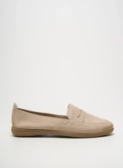 Mocassins Jana Beige Talon Plat Jusqu'à 3cm