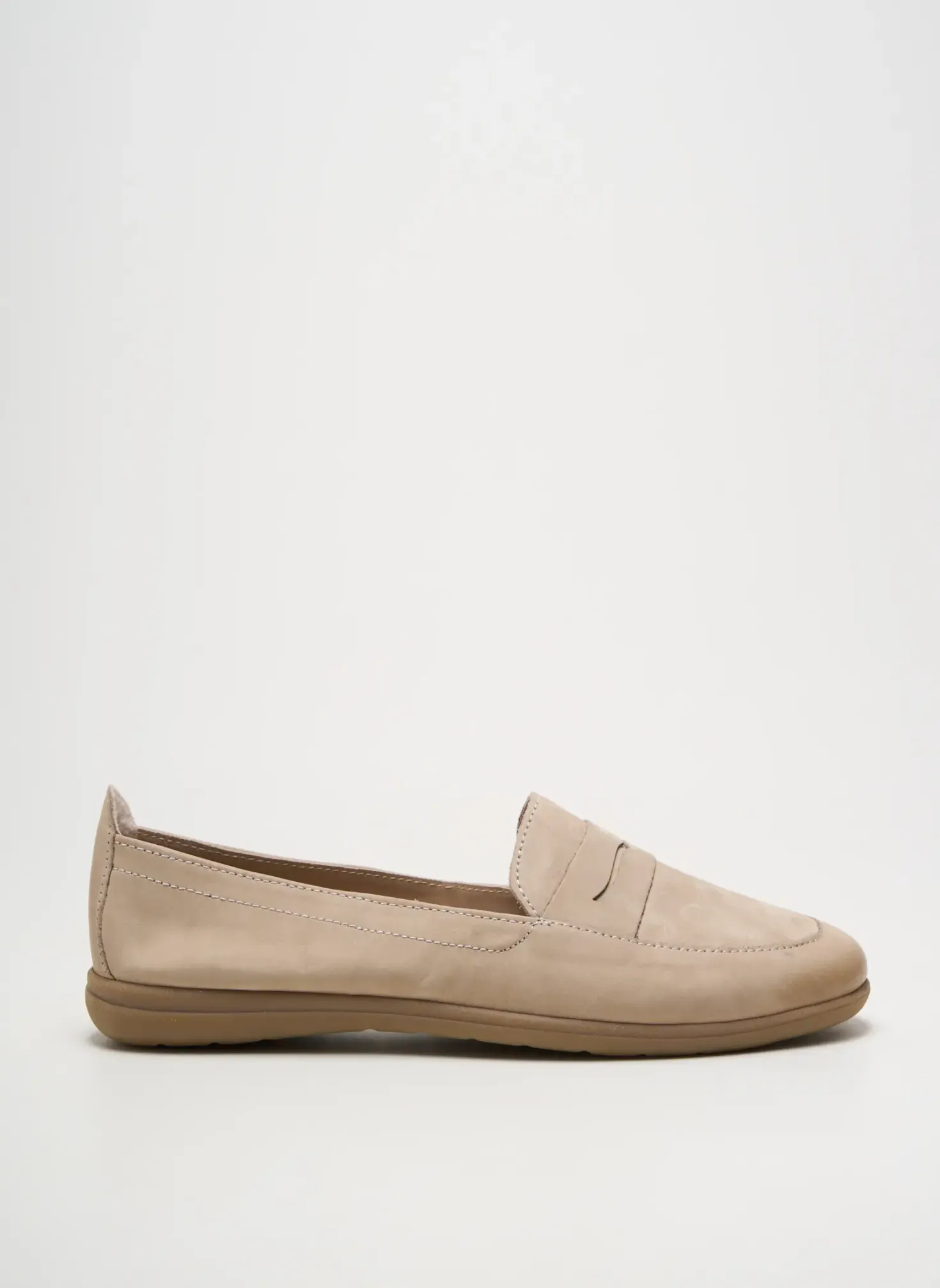 Mocassins Jana Beige Talon Plat Jusqu'à 3cm