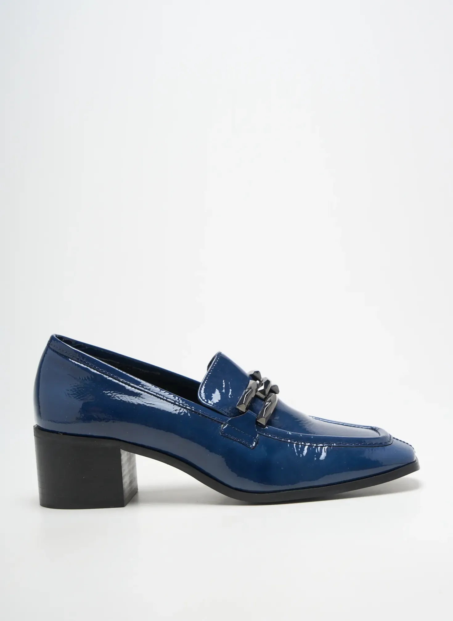 Mocassins Jb Martin Bleu Talon De 4 À 6cm