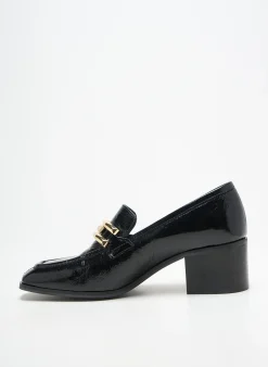 Mocassins Jb Martin Noir Talon De 4 À 6cm