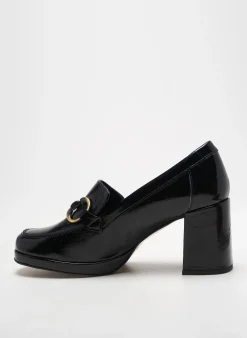 Mocassins Jb Martin Noir Talon De 4 À 6cm