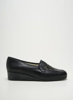 Mocassins Jmg Houcke Noir Talon De 4 À 6cm