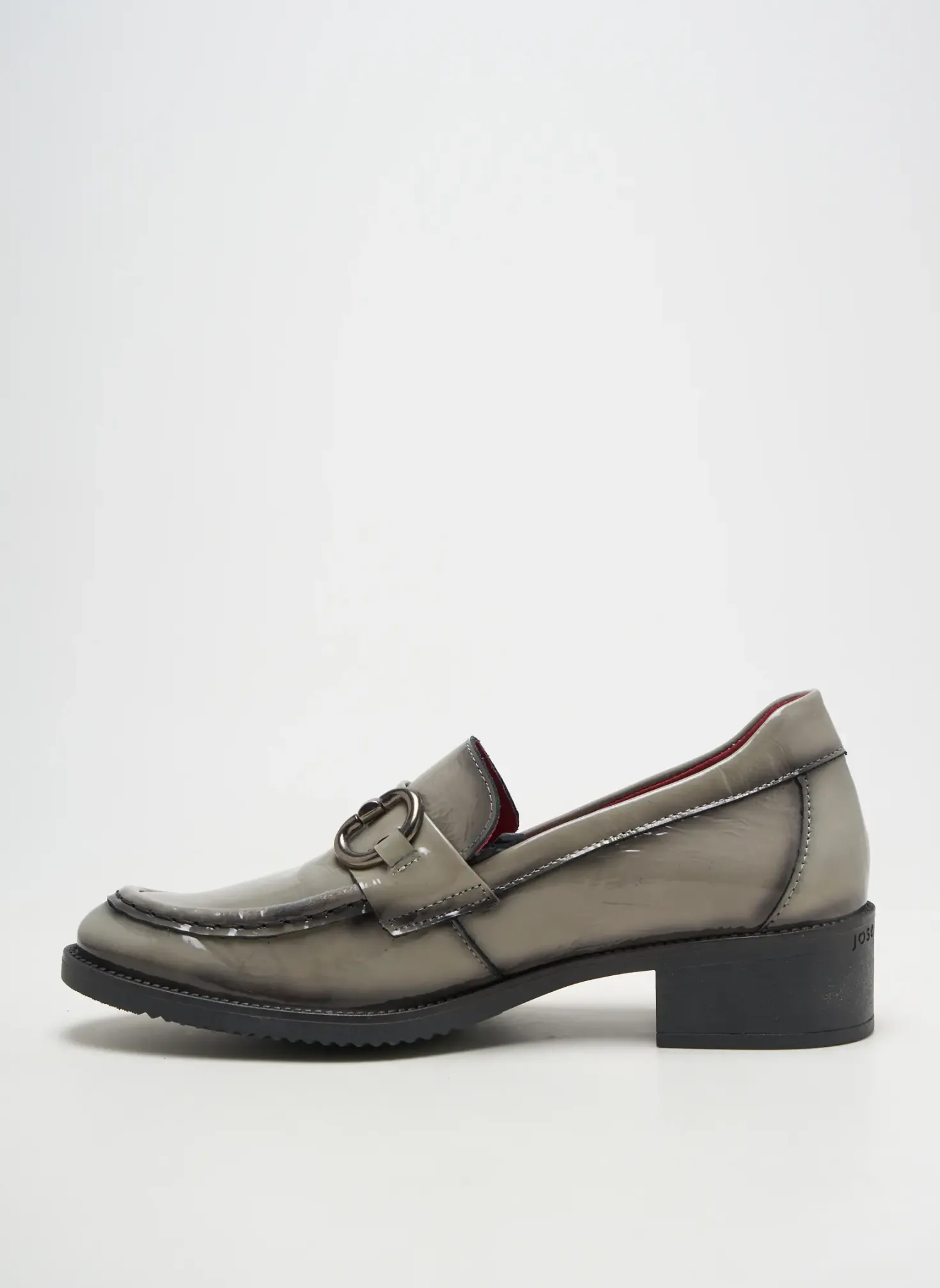 Mocassins Jose Saenz Gris Talon De 4 À 6cm