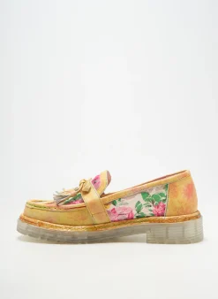 Mocassins Laura Vita Jaune Talon Plat Jusqu'à 3cm